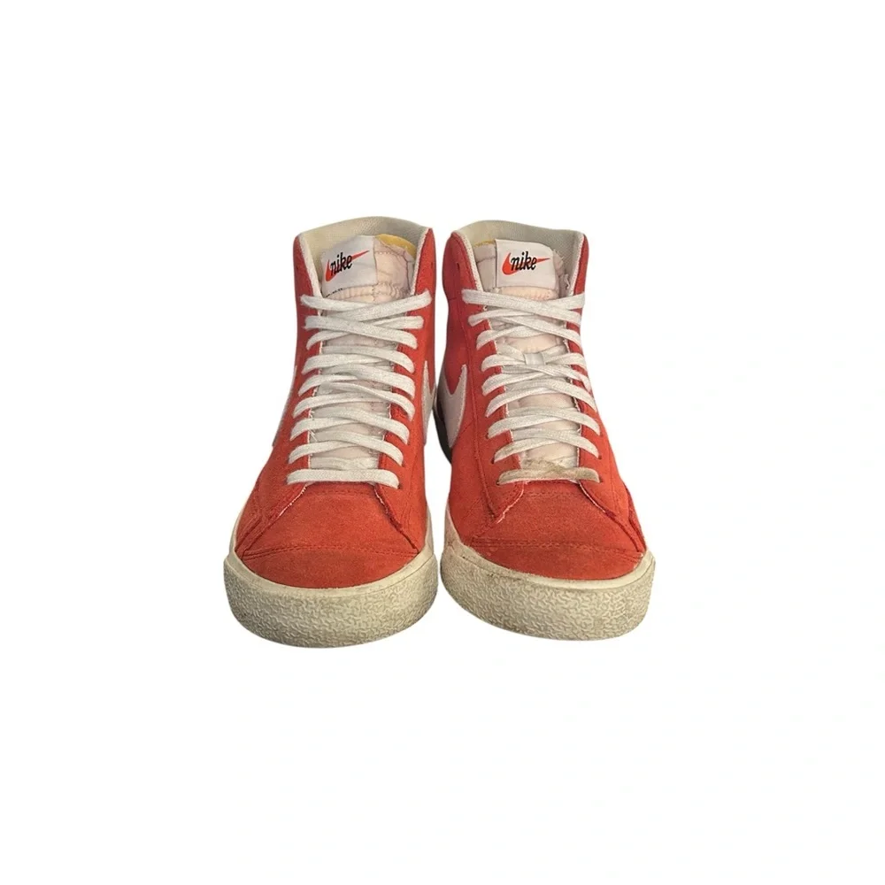 Nike Men’s Blazer Mid 77 Red Suede Shoes Sz 8.5 / 10